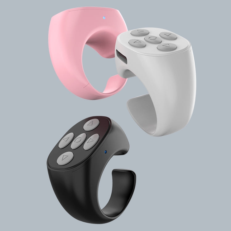 JX-05 5-button Bluetooth Remote Control Cellphone Smart Ring Remote Control(Black) - Phone Remote Control by PMC TechLife | Online Shopping South Africa | PMC TechLife