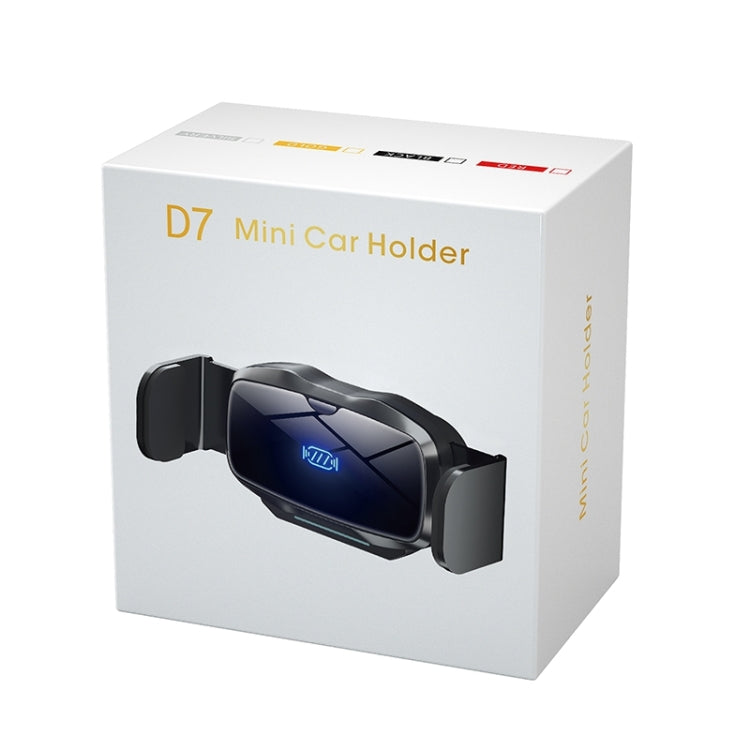 D7 Infrared lnduction Wireless Fast Charging Air Outlet Car Holder(Black) - free shipping - PMC TechLife - Order now!