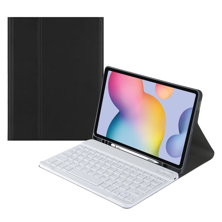For Samsung Galaxy Tab A9+ Square Cap Bluetooth Keyboard Leather Case with Pen Slot(Black) - free shipping - PMC TechLife - Order now!