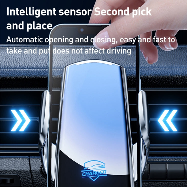 Q3S Infrared lnduction Wireless Fast Charging Air Outlet Car Holder(Red) - Wireless Charger Holders by PMC TechLife | Online Shopping South Africa | PMC TechLife | Buy Now Pay Later Mobicred