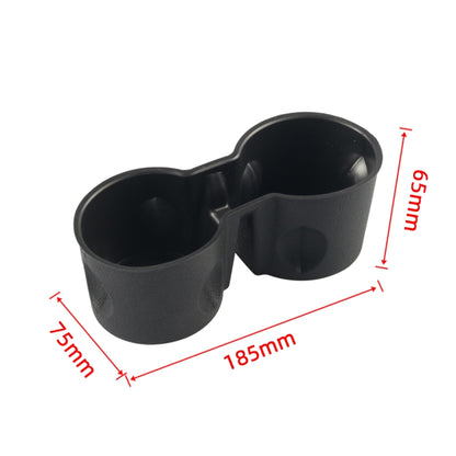 A8600-02 For Tester Model 3 / Y Car Center Console Storage Silicone Water Cup Holder(Black) - Car Drink Holders by PMC Jewellery | Online Shopping South Africa | PMC Jewellery | Buy Now Pay Later Mobicred