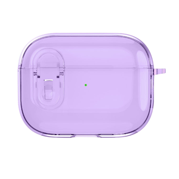 For AirPods Pro Ice Crystals Shockproof Earphone Protective Case(Purple) - For AirPods Pro by PMC Jewellery | Online Shopping South Africa | PMC Jewellery | Buy Now Pay Later Mobicred