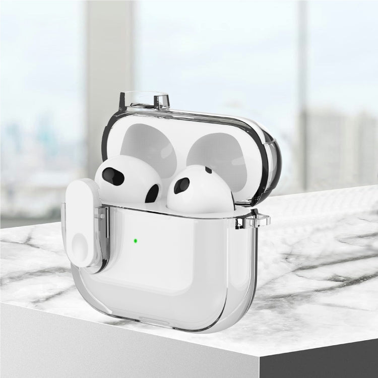 For AirPods Pro Ice Crystals Shockproof Earphone Protective Case(Purple) - For AirPods Pro by PMC Jewellery | Online Shopping South Africa | PMC Jewellery | Buy Now Pay Later Mobicred