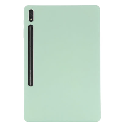 For Samsung Galaxy Tab S9 FE+ / S10+ Pure Color Liquid Silicone Shockproof Tablet Case(Green) - Galaxy Tab S9 FE+ by PMC Jewellery | Online Shopping South Africa | PMC Jewellery | Buy Now Pay Later Mobicred