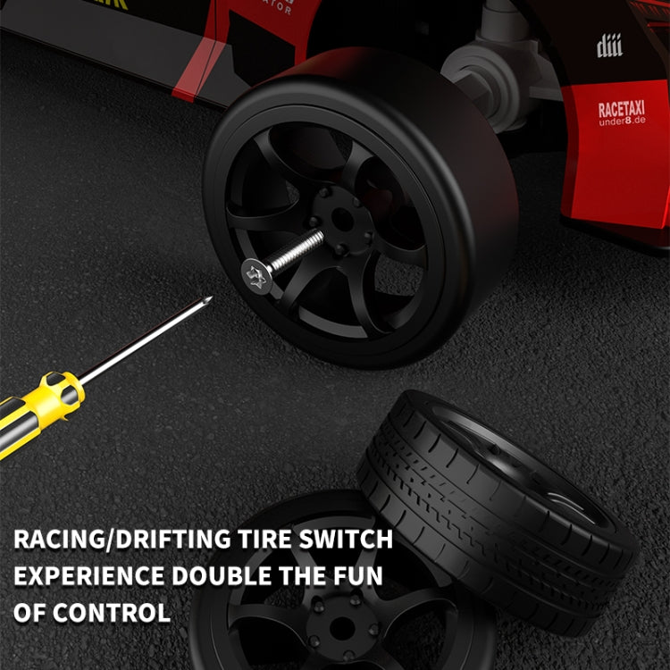 JJR/C Q165 4WD Expulsion Light Drift Remote Control Car(Red) - RC Cars by JJR/C | Online Shopping South Africa | PMC TechLife