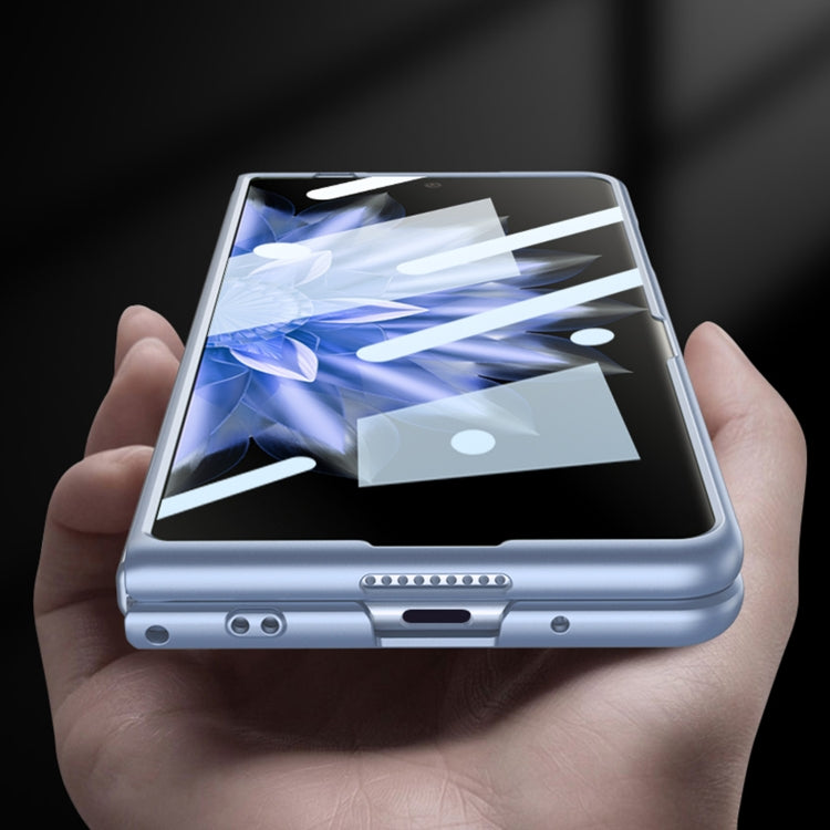 For Honor Magic VS2 GKK Integrated Ultra-thin Shockproof Phone Case with Holder(Blue) - Honor Cases by PMC TechLife | Online Shopping South Africa | PMC TechLife | Buy Now Pay Later Mobicred