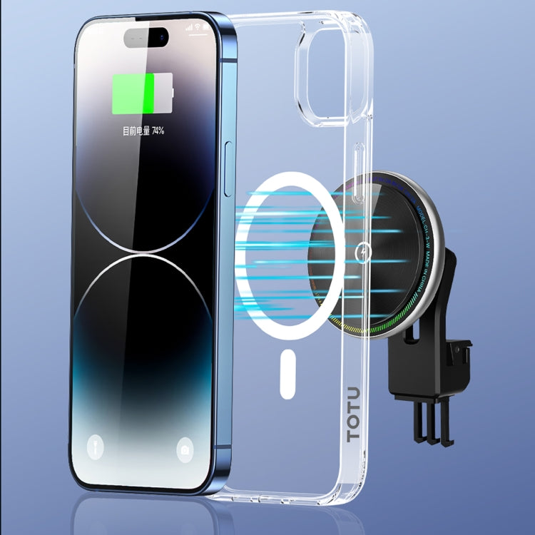 For iPhone 15 Plus TOTUDESIGN PC-5 Crystal Shield Series Magsafe Magnetic Phone Case(Transparent) - iPhone 15 Plus Cases by TOTUDESIGN | Online Shopping South Africa | PMC Jewellery