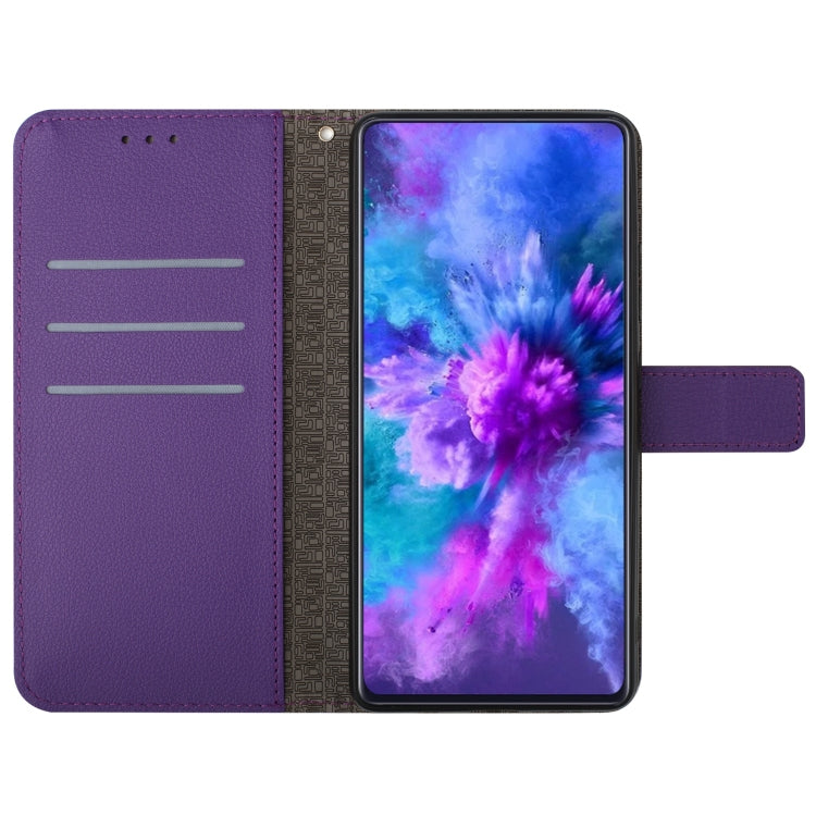 For Google Pixel 9 Pro Rhombic Grid Texture Leather Phone Case(Purple) - Google Cases by PMC Jewellery | Online Shopping South Africa | PMC Jewellery | Buy Now Pay Later Mobicred