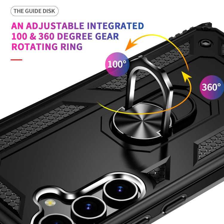 For Samsung Galaxy S24+ 5G Shockproof TPU + PC Phone Case(Black) - Galaxy S24+ 5G Cases by PMC TechLife | Online Shopping South Africa | PMC TechLife