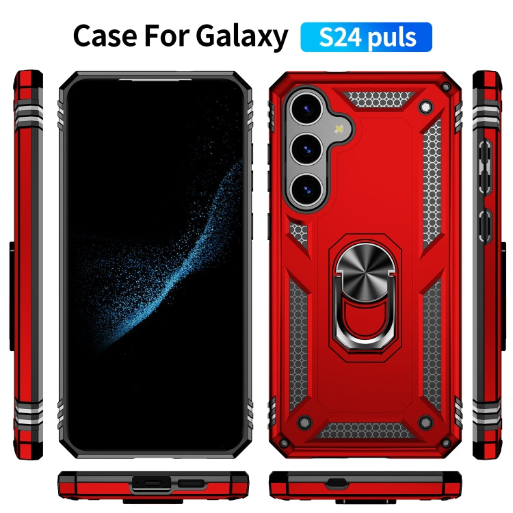 For Samsung Galaxy S24+ 5G Shockproof TPU + PC Phone Case(Red) - Galaxy S24+ 5G Cases by PMC TechLife | Online Shopping South Africa | PMC TechLife