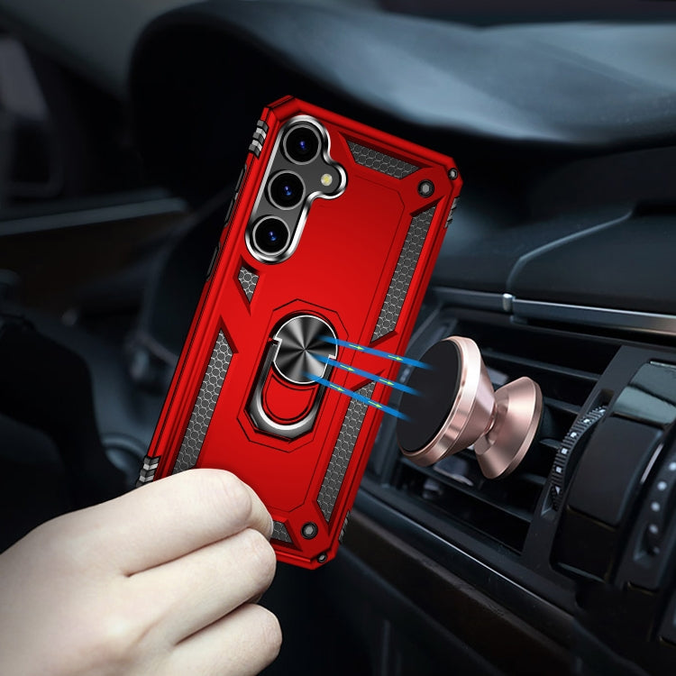 For Samsung Galaxy S24+ 5G Shockproof TPU + PC Phone Case(Red) - Galaxy S24+ 5G Cases by PMC TechLife | Online Shopping South Africa | PMC TechLife