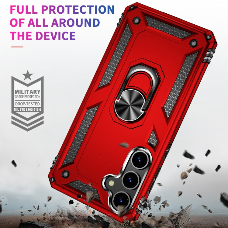For Samsung Galaxy S24+ 5G Shockproof TPU + PC Phone Case(Red) - Galaxy S24+ 5G Cases by PMC TechLife | Online Shopping South Africa | PMC TechLife