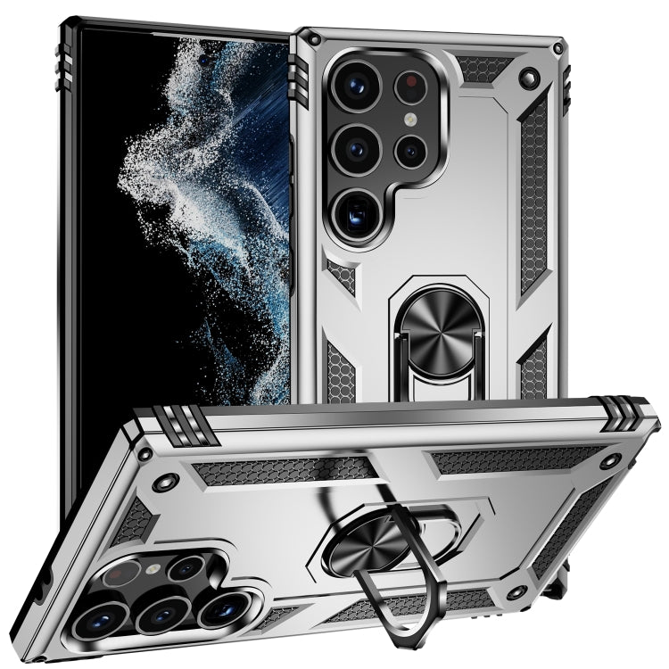 For Samsung Galaxy S24 Ultra 5G Shockproof TPU + PC Phone Case(Silver) - Galaxy S24 Ultra 5G Cases by PMC TechLife | Online Shopping South Africa | PMC TechLife