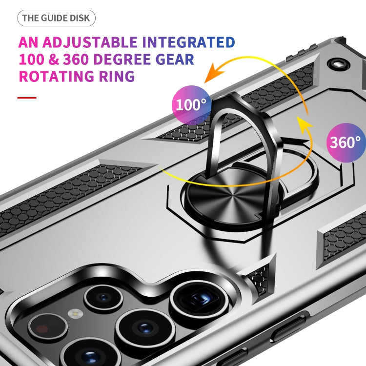For Samsung Galaxy S24 Ultra 5G Shockproof TPU + PC Phone Case(Silver) - Galaxy S24 Ultra 5G Cases by PMC TechLife | Online Shopping South Africa | PMC TechLife