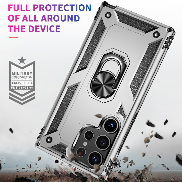 For Samsung Galaxy S24 Ultra 5G Shockproof TPU + PC Phone Case(Silver) - Galaxy S24 Ultra 5G Cases by PMC TechLife | Online Shopping South Africa | PMC TechLife