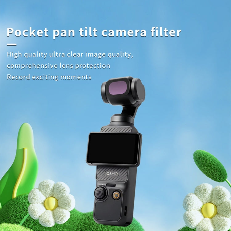 For DJI OSMO Pocket 3 JSR CB Series Camera Lens Filter, Filter:ND16PL - Lens Accessories by JSR | Online Shopping South Africa | PMC Jewellery | Buy Now Pay Later Mobicred