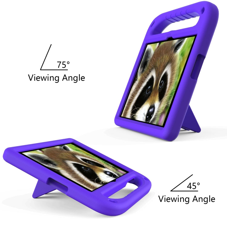 For Honor Pad X8 Handle Portable EVA Shockproof Tablet Case(Purple) - Honor by PMC TechLife | Online Shopping South Africa | PMC TechLife | Buy Now Pay Later Mobicred