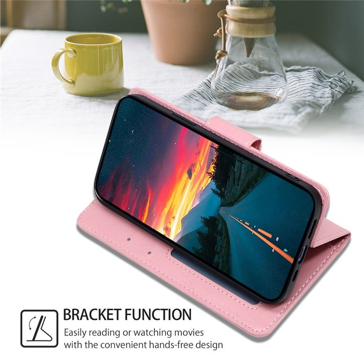 For Motorola Edge 5G 2024 Crystal Texture Leather Phone Case(Pink) - Motorola Cases by PMC Jewellery | Online Shopping South Africa | PMC Jewellery | Buy Now Pay Later Mobicred