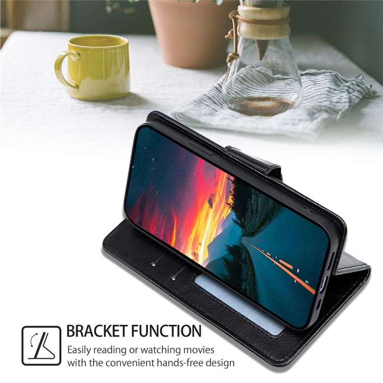 For Motorola Edge 5G 2024 Crystal Texture Leather Phone Case(Black) - Motorola Cases by PMC Jewellery | Online Shopping South Africa | PMC Jewellery | Buy Now Pay Later Mobicred