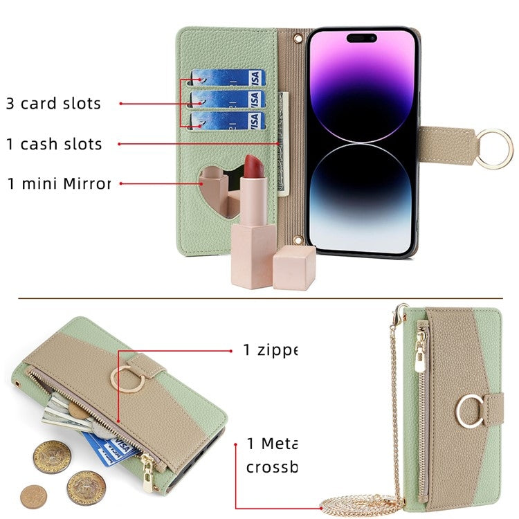 For OnePlus Ace 2 Pro Crossbody Litchi Texture Leather Phone Case(Green) - free shipping - PMC TechLife - Order now!