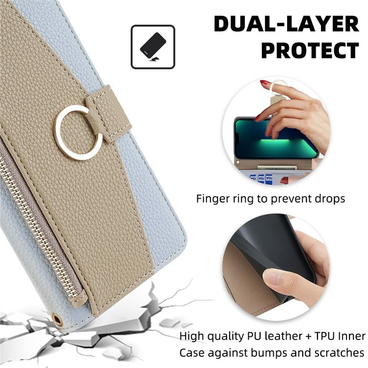 For OnePlus Ace 3 Pro 5G Crossbody Litchi Texture Leather Phone Case(Blue) - OnePlus Cases by PMC TechLife | Online Shopping South Africa | PMC TechLife | Buy Now Pay Later Mobicred