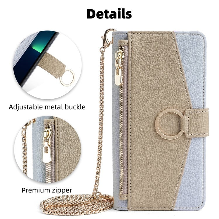 For Nokia C21 Crossbody Litchi Texture Leather Phone Case(Blue) - Nokia Cases by PMC TechLife | Online Shopping South Africa | PMC TechLife | Buy Now Pay Later Mobicred