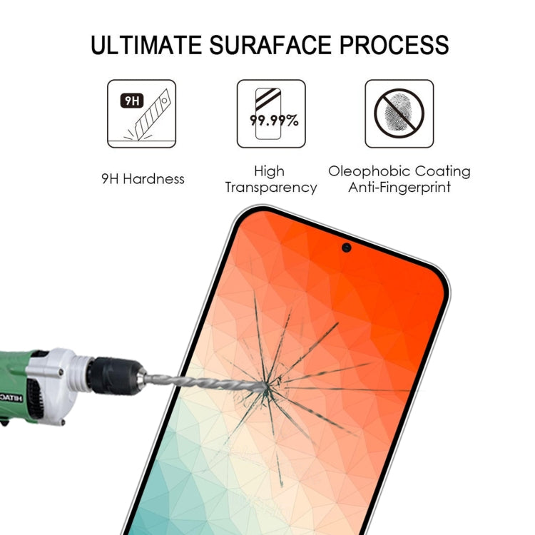 For Samsung Galaxy S24 5G Full Glue Screen Tempered Glass Film, Support Fingerprint Unlocking - Galaxy S24 5G Tempered Glass by PMC Jewellery | Online Shopping South Africa | PMC Jewellery | Buy Now Pay Later Mobicred