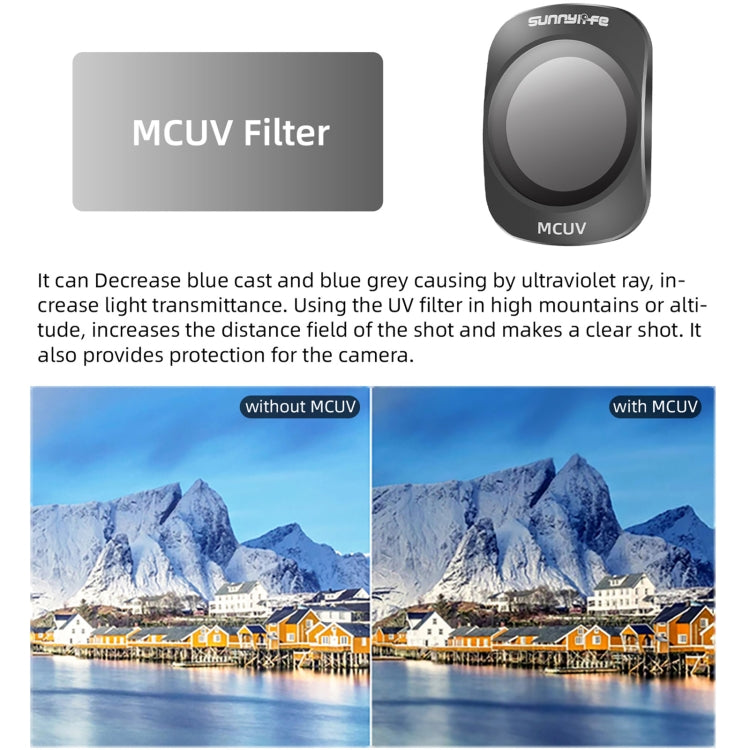 For DJI OSMO Pocket 3 Sunnylife Camera Lens Filter, Filter:4 in 1 ND8/16/32/64PL - Lens Accessories by Sunnylife | Online Shopping South Africa | PMC Jewellery | Buy Now Pay Later Mobicred