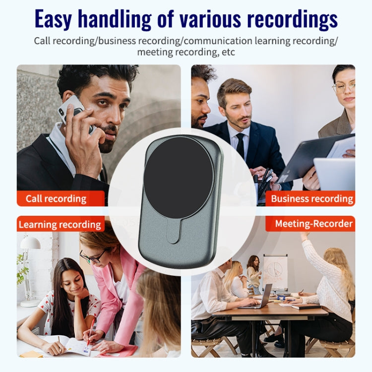 JNN A1 Strong Magnetic Mobile Call Voice Recorder, Memory:32GB(Black) - Recording Pen by JNN | Online Shopping South Africa | PMC TechLife | Buy Now Pay Later Mobicred