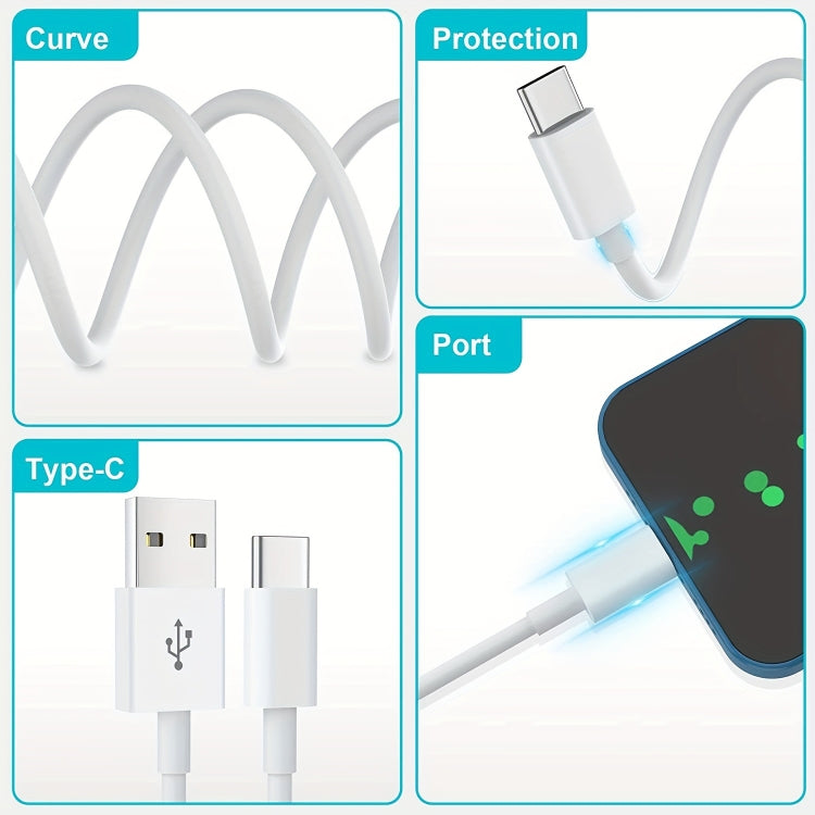 USB to Type-C Fast Charging Data Cable, Length: 1m - free shipping - PMC TechLife - Order now!
