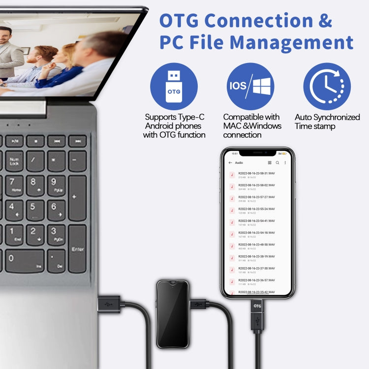 L17 Magnetic Pendant HD Recorder, Capacity:32GB - Recording Pen by PMC TechLife | Online Shopping South Africa | PMC TechLife | Buy Now Pay Later Mobicred