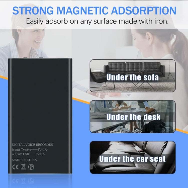 MZ006 Smart HD Noise Reduction Recorder, Capacity:32GB - Recording Pen by PMC TechLife | Online Shopping South Africa | PMC TechLife | Buy Now Pay Later Mobicred