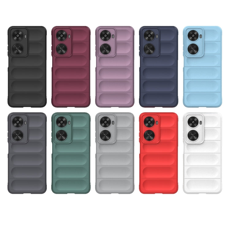 For Huawei nova 11 SE Magic Shield TPU + Flannel Phone Case(Dark Grey) - Huawei Cases by PMC Jewellery | Online Shopping South Africa | PMC Jewellery | Buy Now Pay Later Mobicred