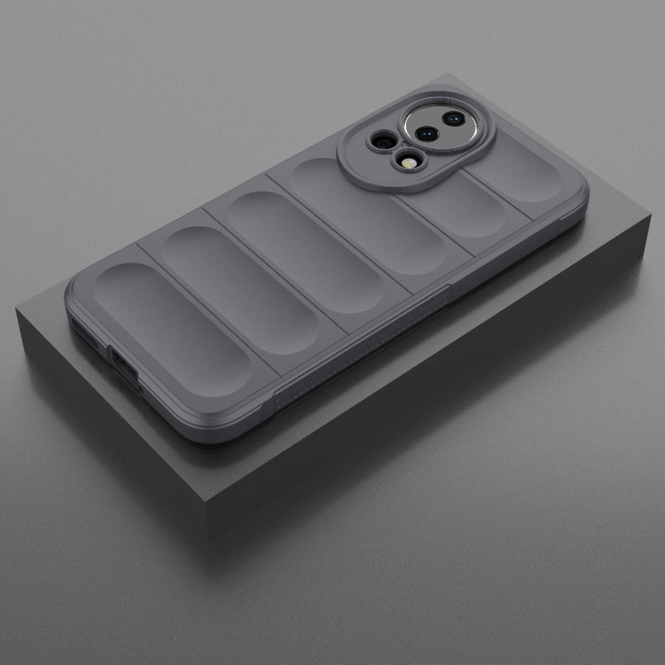 For Huawei nova 12 5G Magic Shield TPU + Flannel Phone Case(Dark Grey) - Huawei Cases by PMC TechLife | Online Shopping South Africa | PMC TechLife | Buy Now Pay Later Mobicred