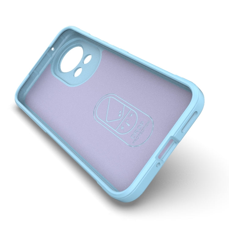 For Huawei nova 12 5G Magic Shield TPU + Flannel Phone Case(Dark Grey) - Huawei Cases by PMC TechLife | Online Shopping South Africa | PMC TechLife | Buy Now Pay Later Mobicred