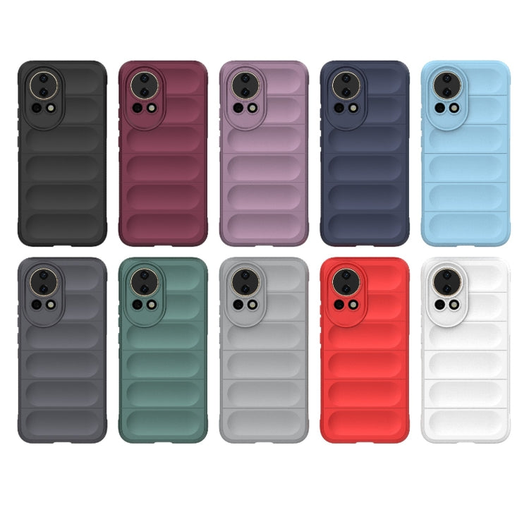 For Huawei nova 12 5G Magic Shield TPU + Flannel Phone Case(Dark Grey) - Huawei Cases by PMC TechLife | Online Shopping South Africa | PMC TechLife | Buy Now Pay Later Mobicred