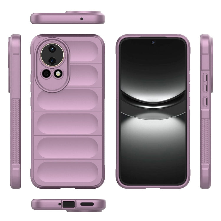 For Huawei nova 12 5G Magic Shield TPU + Flannel Phone Case(Purple) - Huawei Cases by PMC TechLife | Online Shopping South Africa | PMC TechLife | Buy Now Pay Later Mobicred