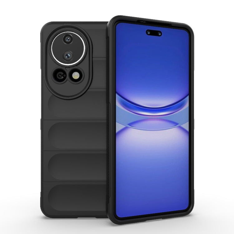 For Huawei nova 12 Ultra / 12 Pro Magic Shield TPU + Flannel Phone Case(Black) - Huawei Cases by PMC TechLife | Online Shopping South Africa | PMC TechLife | Buy Now Pay Later Mobicred