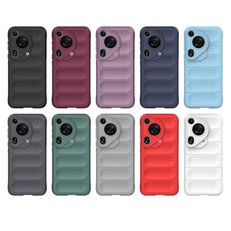 For Huawei Pura 70 Ultra Magic Shield TPU + Flannel Phone Case(White) - Huawei Cases by PMC TechLife | Online Shopping South Africa | PMC TechLife | Buy Now Pay Later Mobicred
