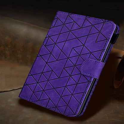 For iPad Pro 11 2024 Rhombus TPU Smart Leather Tablet Case(Purple) - iPad Pro 11 2024 Cases by PMC Jewellery | Online Shopping South Africa | PMC Jewellery | Buy Now Pay Later Mobicred