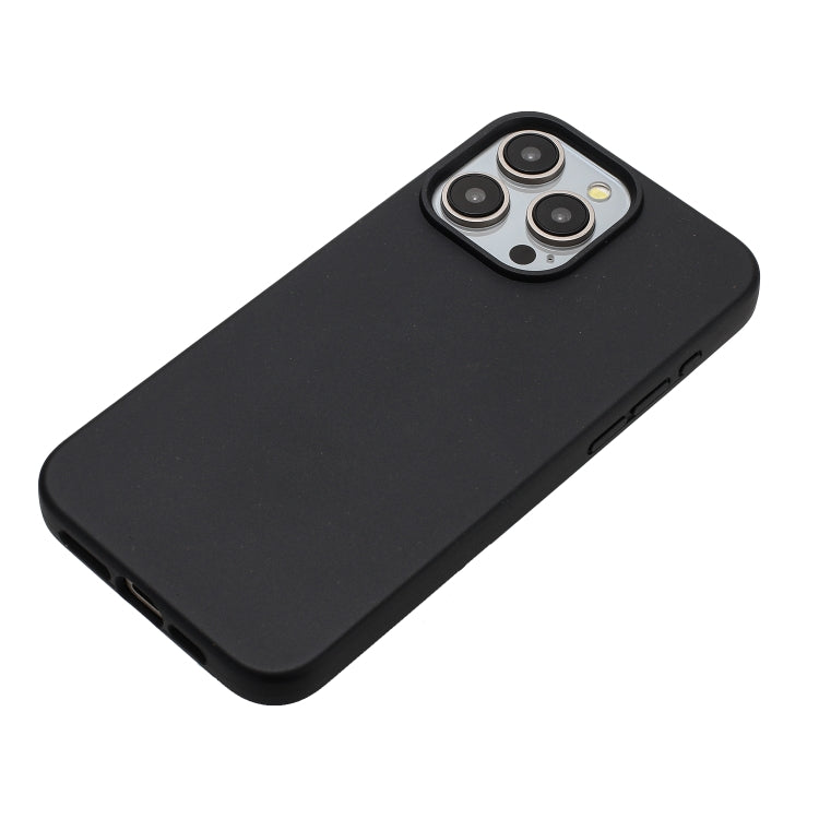 For iPhone 14 Pro Wheat MagSafe Magnetic Straw Material + TPU Phone Case(Black) - free shipping - PMC TechLife - Order now!