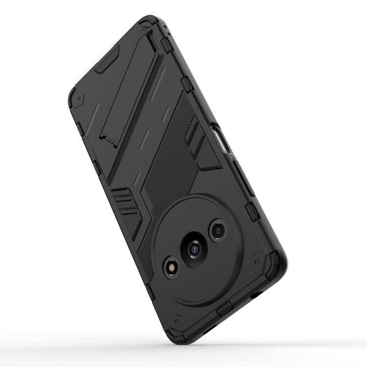 For Xiaomi Redmi A3 4G Global Punk Armor 2 in 1 PC + TPU Phone Case with Holder(Blue) - Xiaomi Cases by PMC TechLife | Online Shopping South Africa | PMC TechLife | Buy Now Pay Later Mobicred