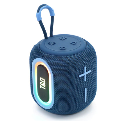 T&G TG664 LED Portable Subwoofer Wireless Bluetooth Speaker(Blue) - Desktop Speaker by T&G | Online Shopping South Africa | PMC Jewellery | Buy Now Pay Later Mobicred