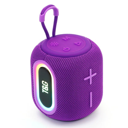 T&G TG664 LED Portable Subwoofer Wireless Bluetooth Speaker(Purple) - Desktop Speaker by T&G | Online Shopping South Africa | PMC Jewellery | Buy Now Pay Later Mobicred