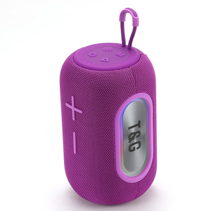 T&G TG665 20W LED Portable Subwoofer Wireless Bluetooth Speaker(Purple) - Desktop Speaker by T&G | Online Shopping South Africa | PMC Jewellery | Buy Now Pay Later Mobicred