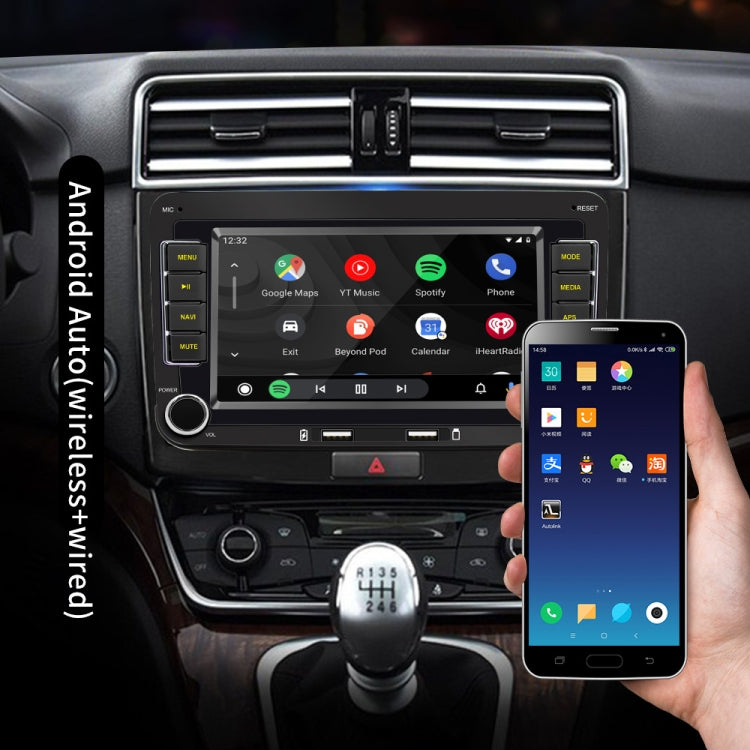 S9070 For Volkswagen 7 inch Portable Car MP5 Player Support CarPlay / Android Auto, Specification:1GB+16GB(Black) - Car MP3 & MP4 & MP5 by PMC Jewellery | Online Shopping South Africa | PMC Jewellery