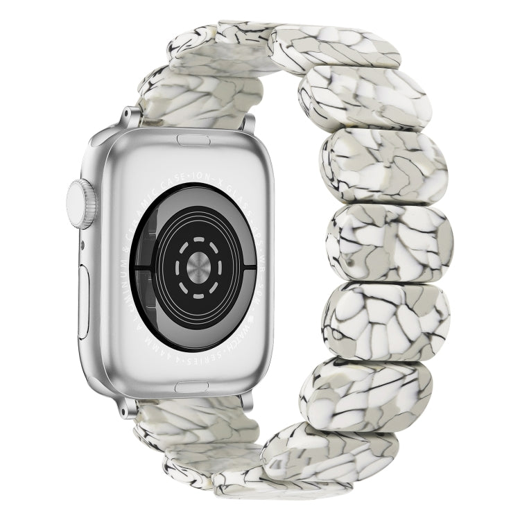 For Apple Watch Series 8 41mm Stretch Rope Resin Watch Band(Earth Cracks) - Watch Bands by PMC Jewellery | Online Shopping South Africa | PMC Jewellery