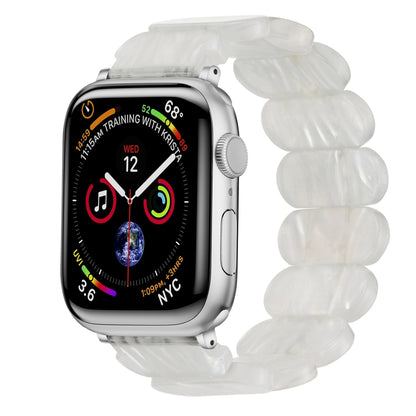 For Apple Watch Series 6 40mm Stretch Rope Resin Watch Band(Fluorescent Color) - Watch Bands by PMC Jewellery | Online Shopping South Africa | PMC Jewellery