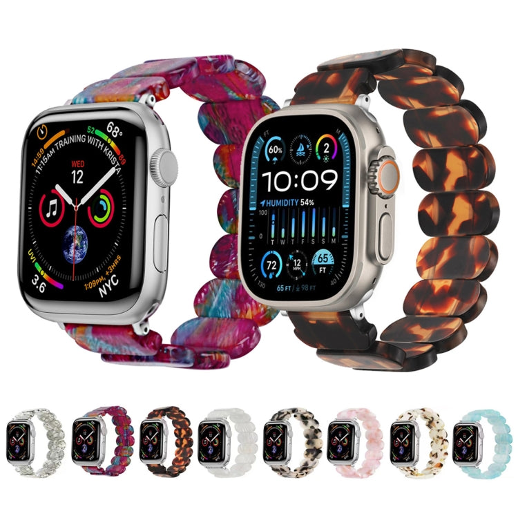 For Apple Watch Series 6 40mm Stretch Rope Resin Watch Band(Fluorescent Color) - Watch Bands by PMC Jewellery | Online Shopping South Africa | PMC Jewellery