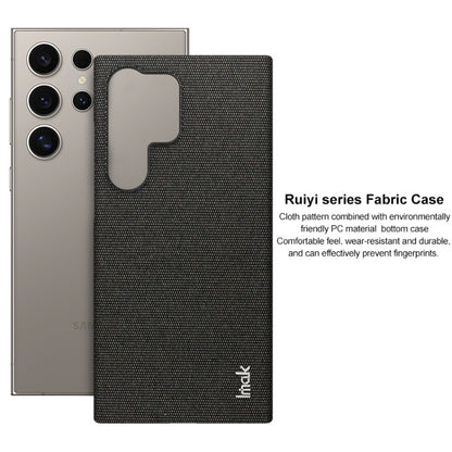 For Samsung Galaxy S24 Ultra 5G imak Ruiyi Series Cloth Texture PU + PC Phone Case(Light Grey) - Galaxy S24 Ultra 5G Cases by imak | Online Shopping South Africa | PMC Jewellery | Buy Now Pay Later Mobicred